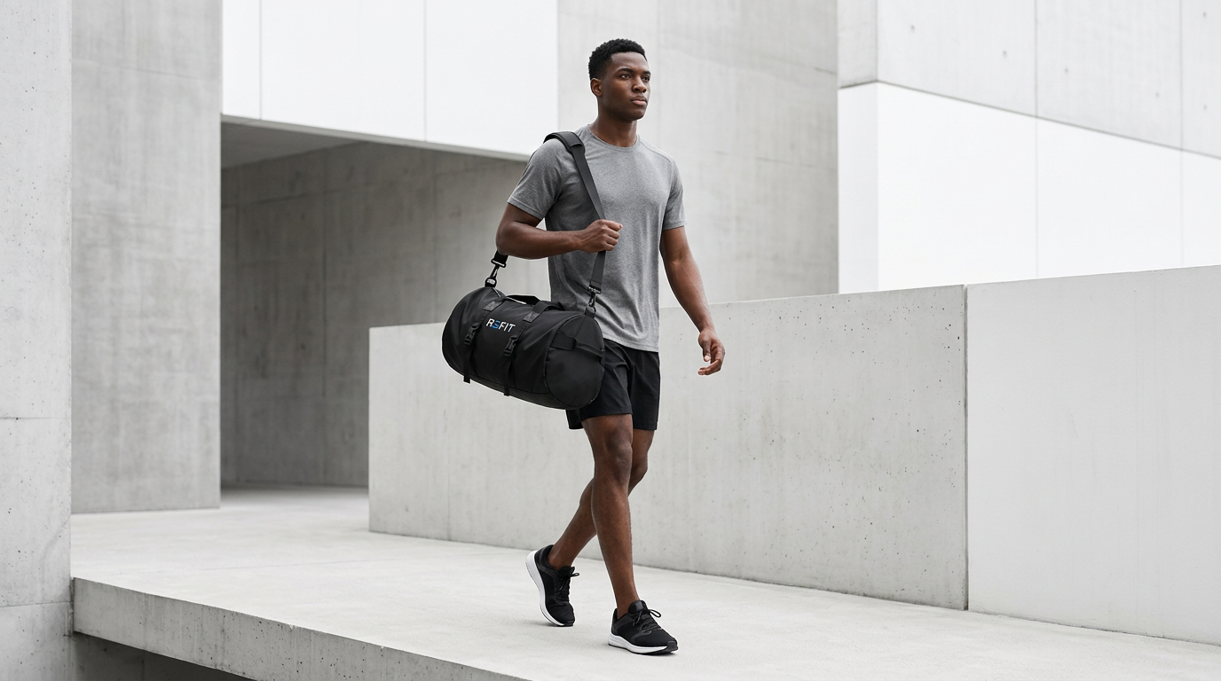 Athlet trägt die REFIT Bag